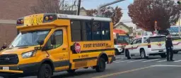 Woman with her Child Was Hit by a School Bus in Oceanside